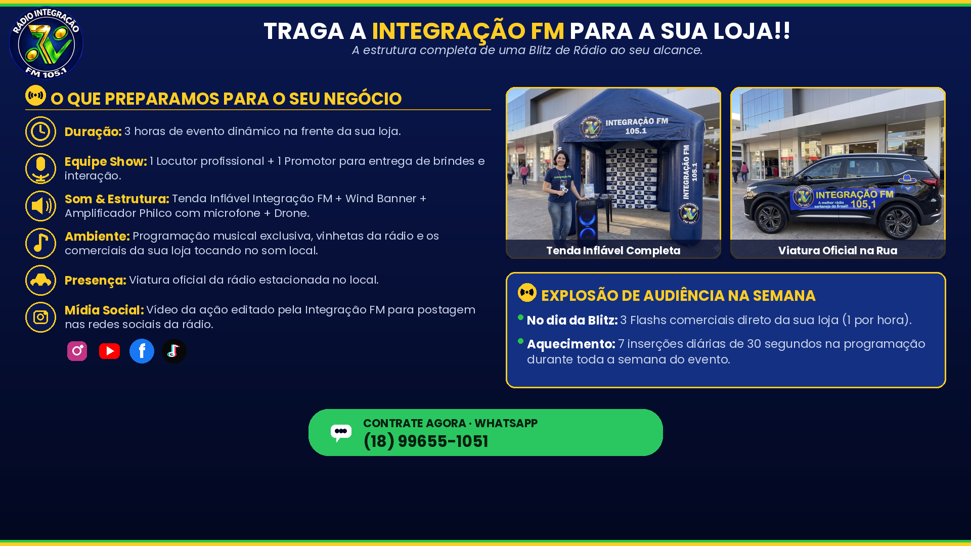 Blitz Integração FM — Contrate Agora